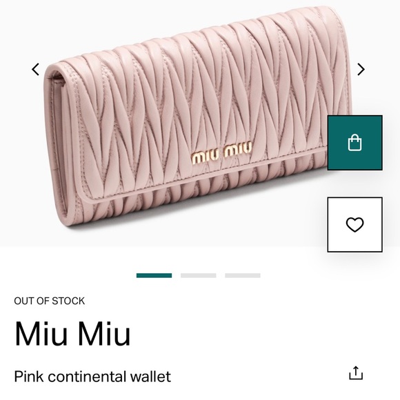 Miu Miu
Pink continental wallet - Picture 16 of 16